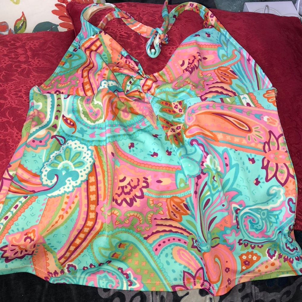 Victoria’s Secret printed swim wear top